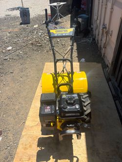 Champion 22 in. Counter Rotating Gas Rear Tine Tiller with Self-Propelled Agricultural Tires