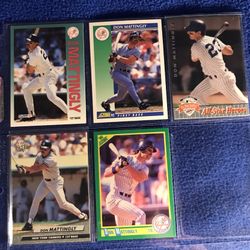 Don Mattingly New York Yankees Baseball Cards 