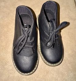 Toddler boy black dress shoes 8
