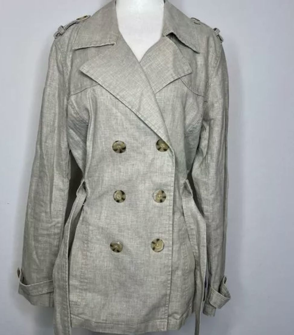 Trench Coat From old Navy Linen Material