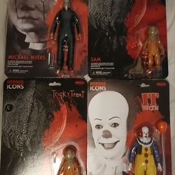Neca Horror Icons Michael Myers Pennywise It Action Figures 