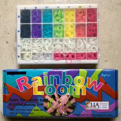 Rainbow Loom and Rubber Bands $15