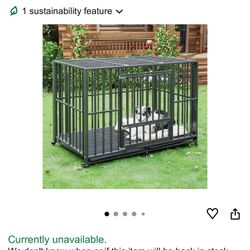 Heavy Duty Dog Crate(59Lx38Wx42H)