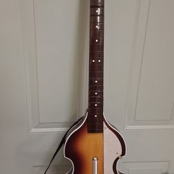 Rock Band Bass Wireless Guitar w/Dongle & Strap for Nintendo Wii or Wii U