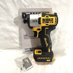 Brand new DeWalt XR 20 V brushless three speed impact driver. Retails for $169.