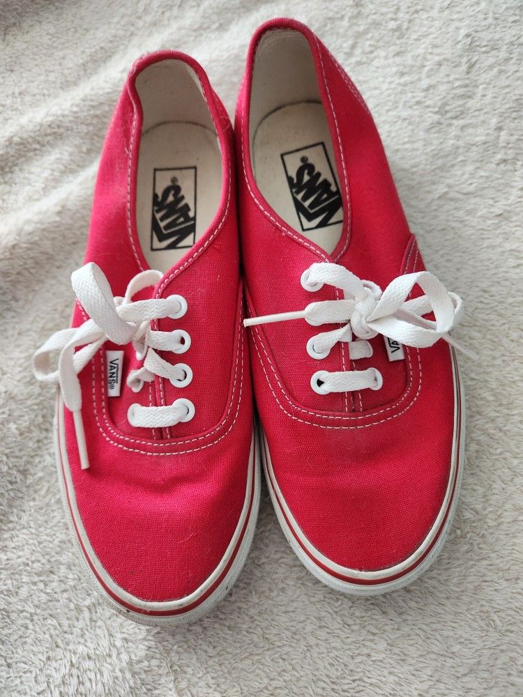 Red Vans 