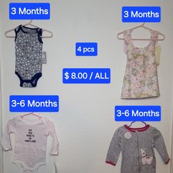 ** NEW ** 3 Months And 3-6 Months Clothing Bundle