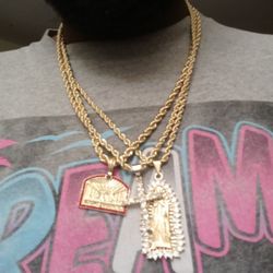 Stainless steel chains wit Pendants