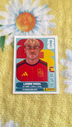 2026 Panini World Cup Lamine Yamal Sticker – Spain #ESP