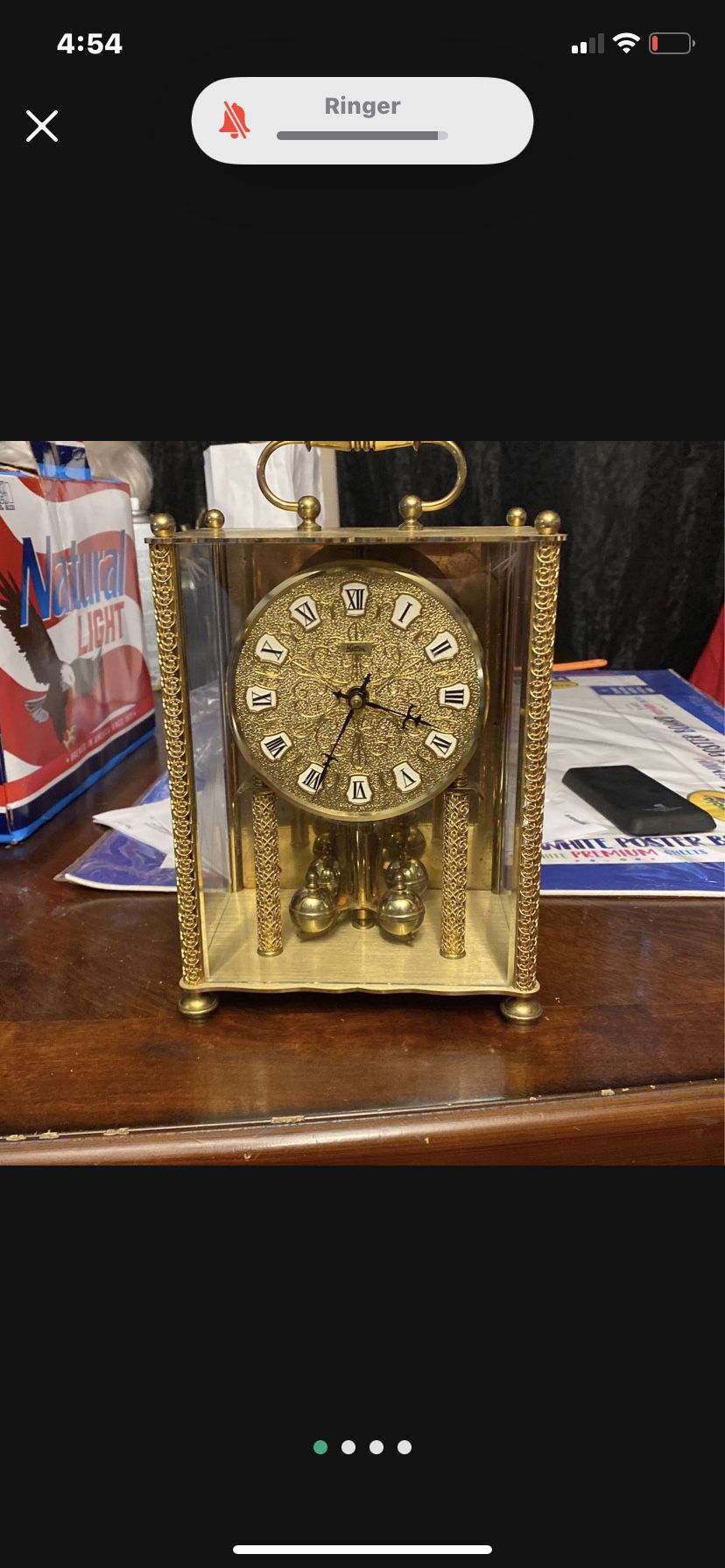 Vintage Koma Anniversary Mantle Clock 