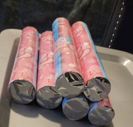 Gender reveal (PINK) PARTY POPPERS