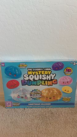 Mystery Squishy Dumpling Countdown Advent Calendar dumplings Needoh Squishy Squeeze RMS Toys