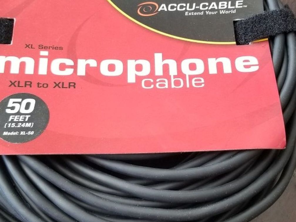 Accu-cable/ADJ 50ft XLR cable