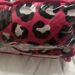 Pink Leopard Comforter Set With Sheets Size Full