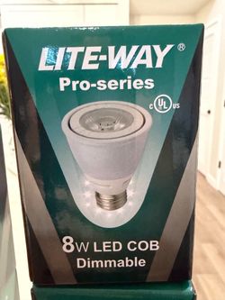 Lite-Way Pro-Series 8W LED COB Dimmable Bulb