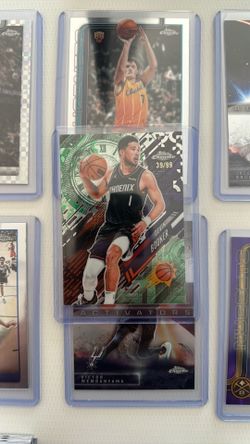 Topps Chrome Go Time green refractor Devin Booker /99