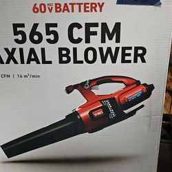 BLOWER TORO 60V CORDLES BRUHLESS HENDLE LEAF BLOWER KIT BATTERY AND CHARGER NEW