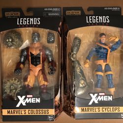 Marvel Legends Colossus and Cyclops bundle