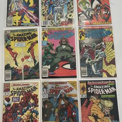 Amazing Spider Man 231,232,233,235,237,242,324,380,,394, ASM, Marvel Comics. Selling individually $10 each