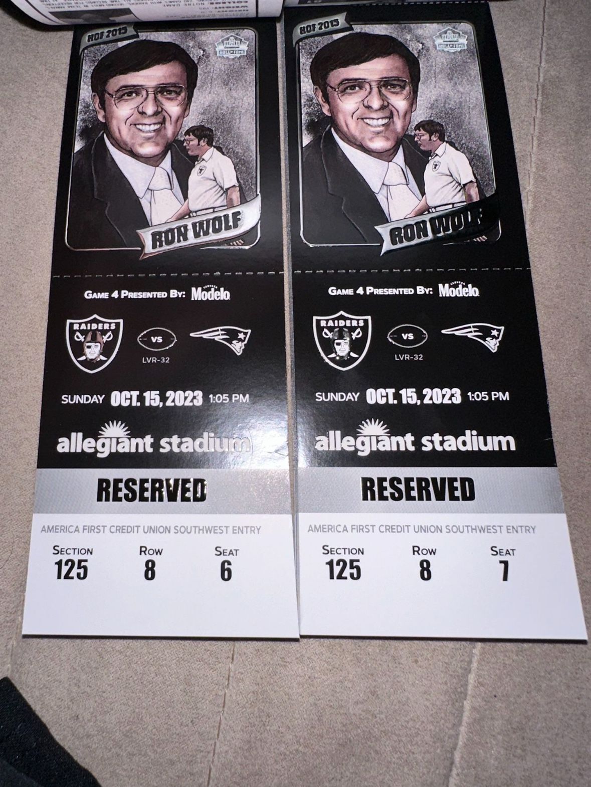 Raiders Vs Patriots Oct 15th