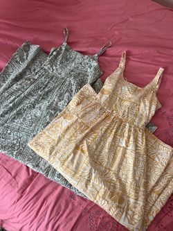 2 TJMAXX Printed Spaghetti Strap Maxi Dresses