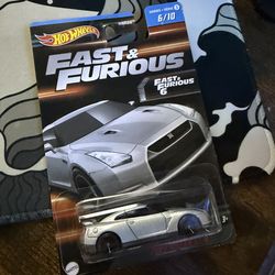1/64 Scale Nissan GT-R 2009 "Hot Wheels Fast & Furious" Diecast Car