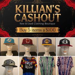 Mix & Match Five Items For $100 All Items In Store Must Go