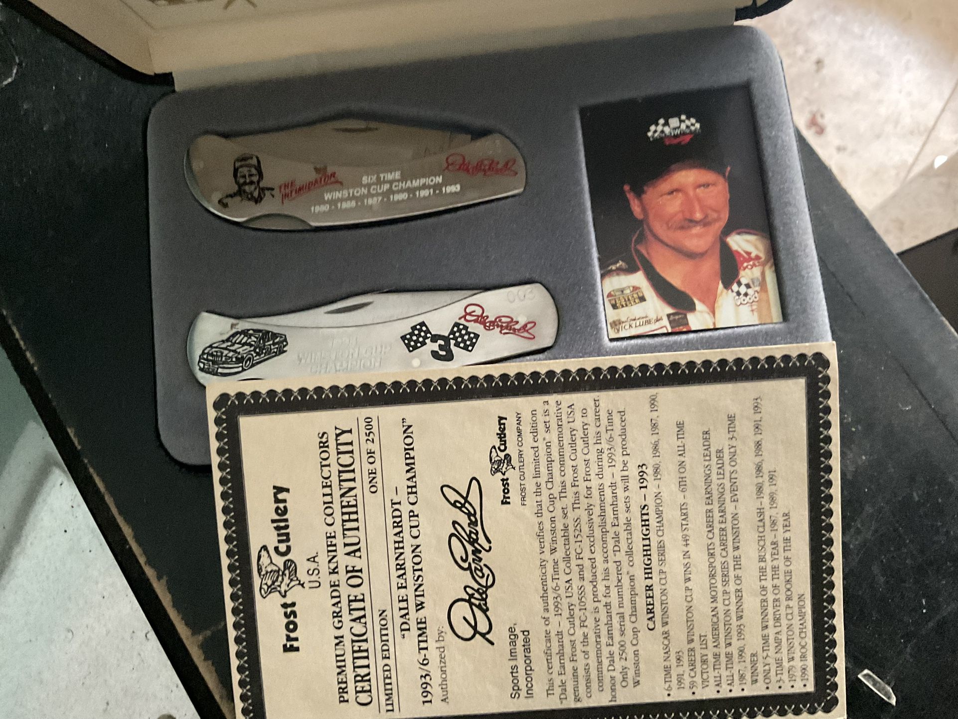 Dale Earnhardt Knife Collection