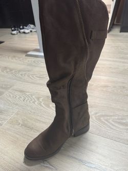 Brown long boots size 6.5