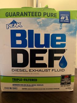 BLUE DEF Diesel Exhaust Fluid x2-2.5 Gallons