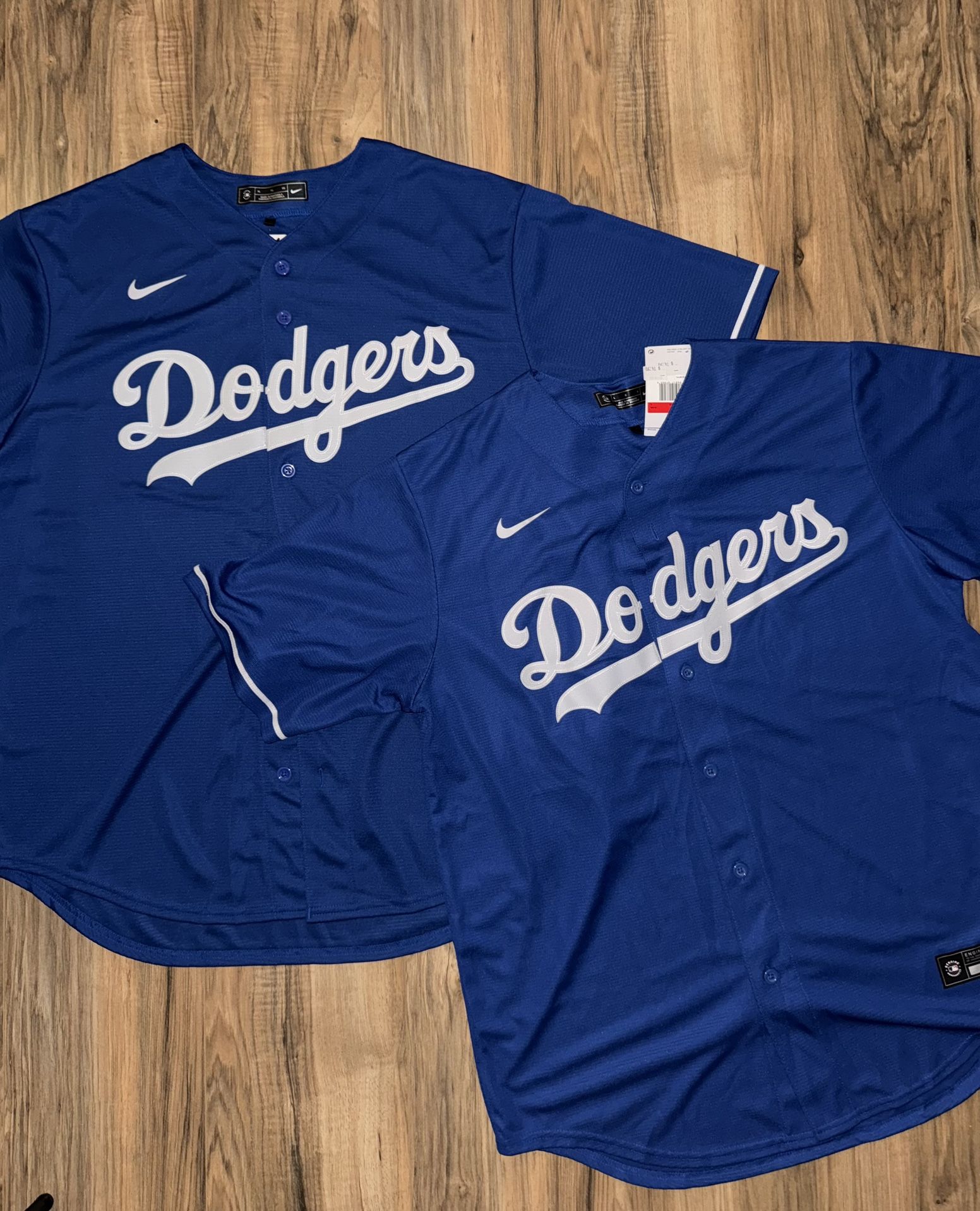 New men’s XL Nike LA dodgers blue Jersey