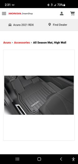Acura Rdx All Season Floor Mats