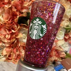 Dragonfruit Snowglobe Tumbler 