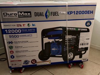 DuroMax XP12000EH Dual Fuel Portable Generator