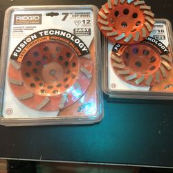 Ridgid Diamond Tooth Grind Wheels 