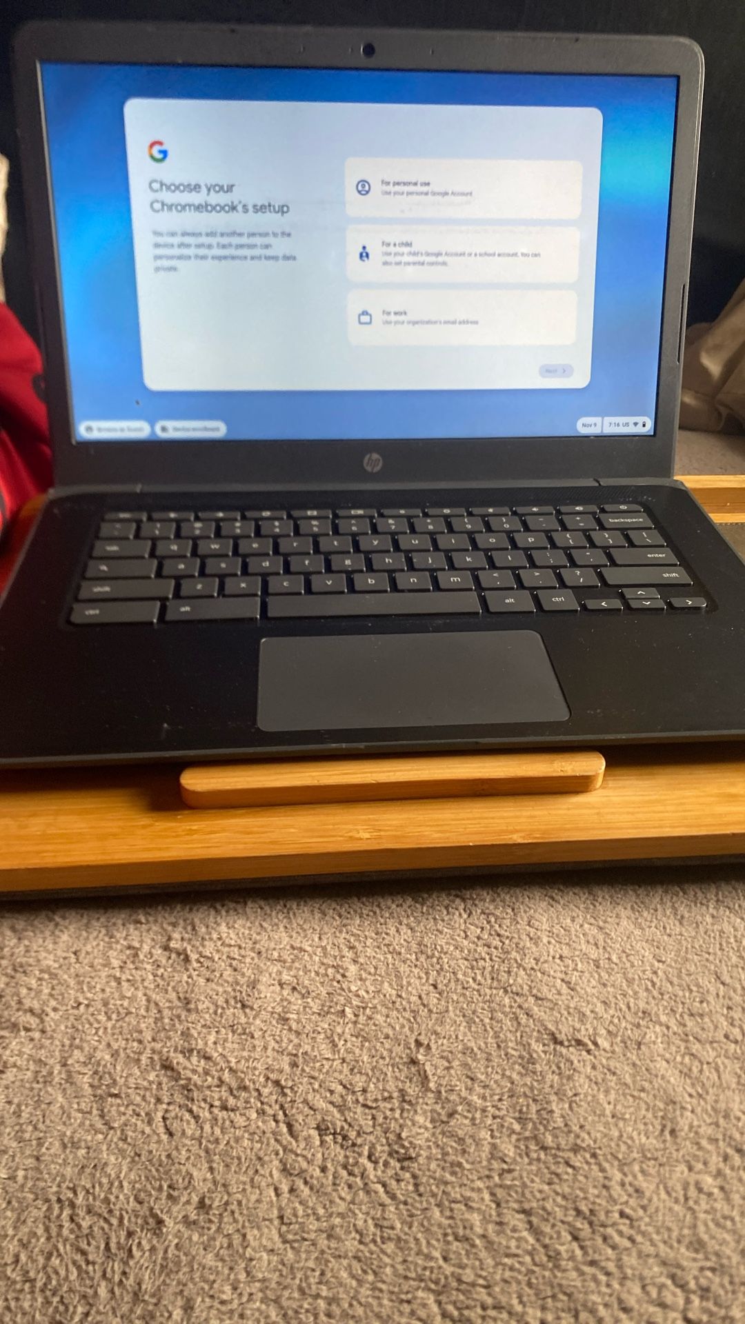 HP Chromebook 15’ Inch Screen
