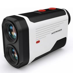 Golf Rangefinder with Slope  Laser Range Finder for Golf & Hunting, 7X Magnification, High-Precision Flag Locking Vibration, Rechargeable, 