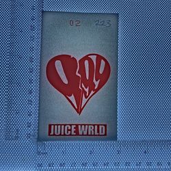 Iron On Heat Transfer  Good For T-shirts Sweaters Jackets T Shirt Design Size Is About 3x3 Juice Wrld #223