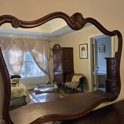 Antique Mahogany Five Piece Bedroom Suite