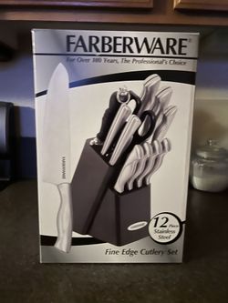 FABERWARE 12pc Stainless Steel Knife Set.