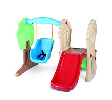 Hide and seek climber and swing set