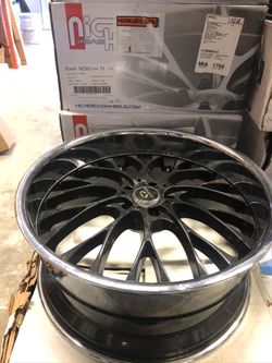 22” Lorenzo wheels 5x120 like new Bmw -Range Rover - Camaro