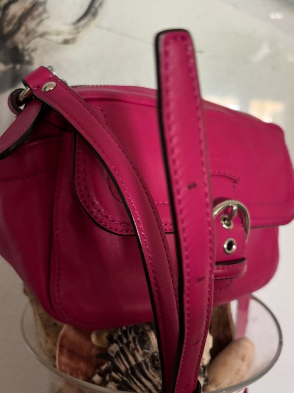 Coach Hot Pink Handbag Purse