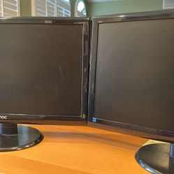Dual 22” ENERGY STAR Monitors 