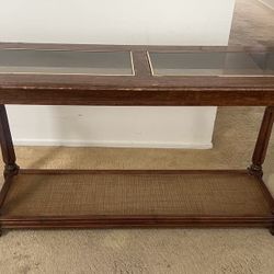  Console Table Glass Top