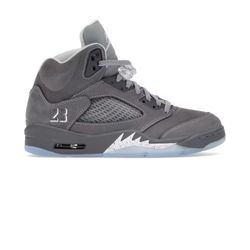 Wolf Gray Jordan 5 In Hand 