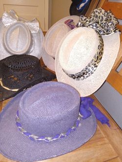 Lady's  Fashionable Summer Hats