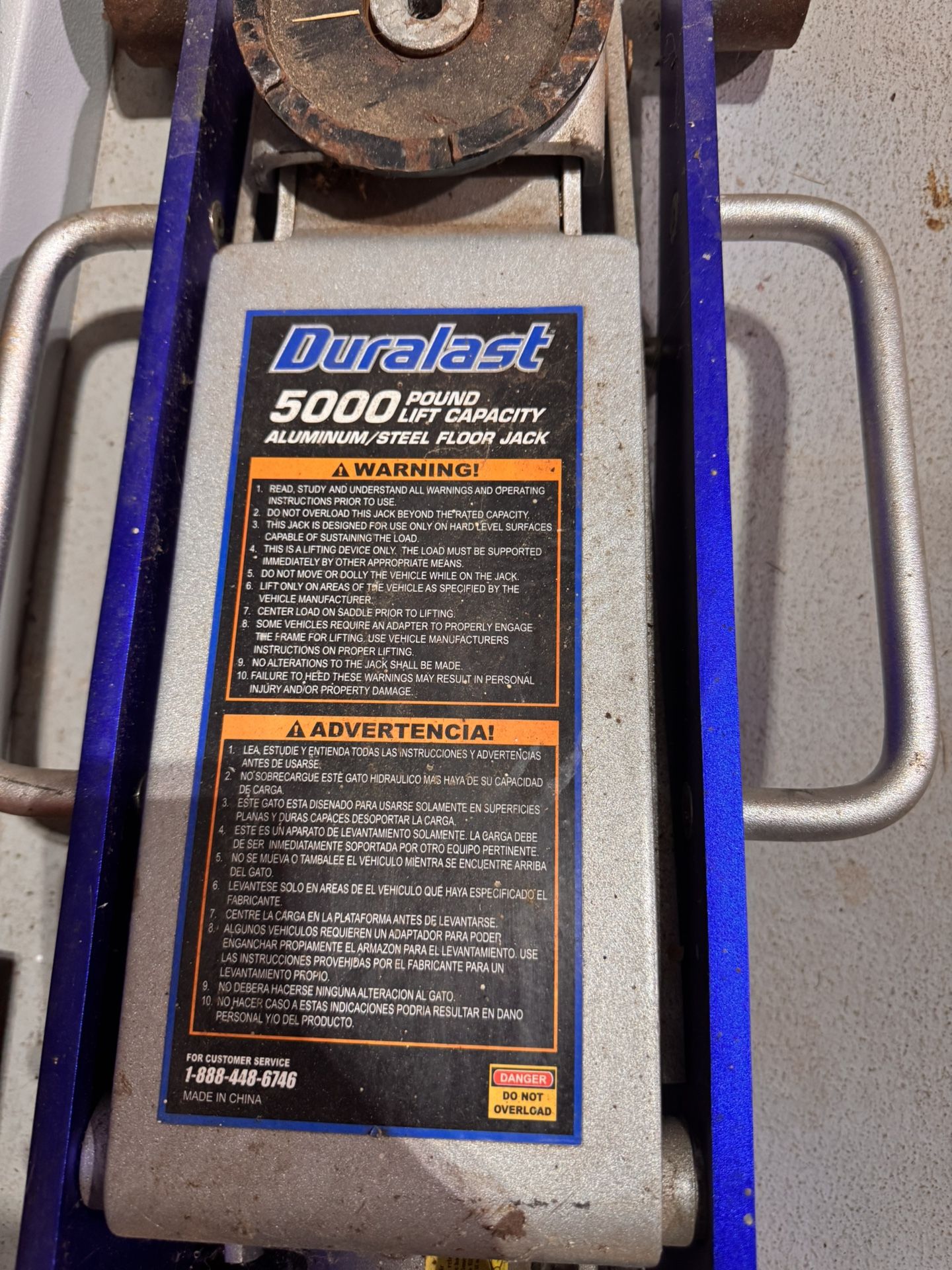 Duralast 5000lbs Floor Jack