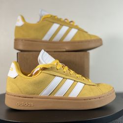 Women Adidas Grand Court Alpha Sneaker Gold Size 9