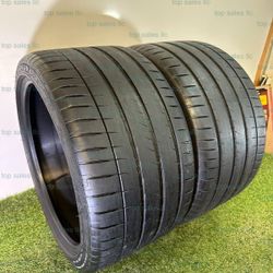 U218  305 30 20  Michelin  Pilot Sport 4S ZP  2 Used Tires 80% Life 